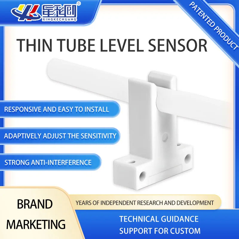 Non-Contact Thin Pipe Liquid Level Sensor Capacitive Water Level Detection Switch For Medical Infusion Tube Water Shortage Alarm