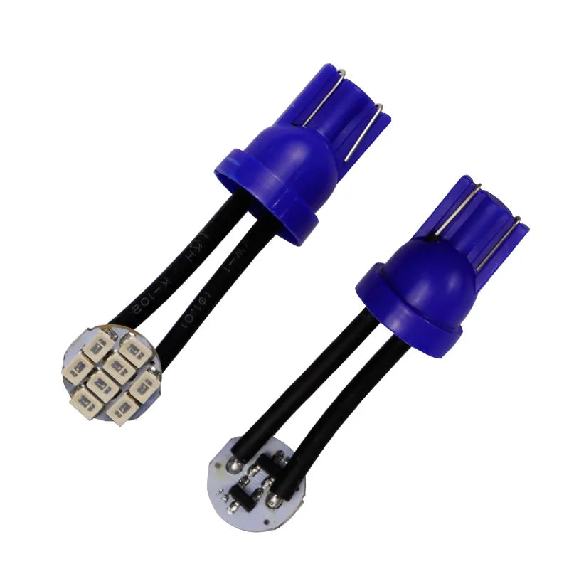 50PCS AC 6.3V W5W T10 8 SMD 1206 LED Multiple Color Non polarity Flexible Wire 6V Bally Pinball Game Machine Light Bulb Lamp