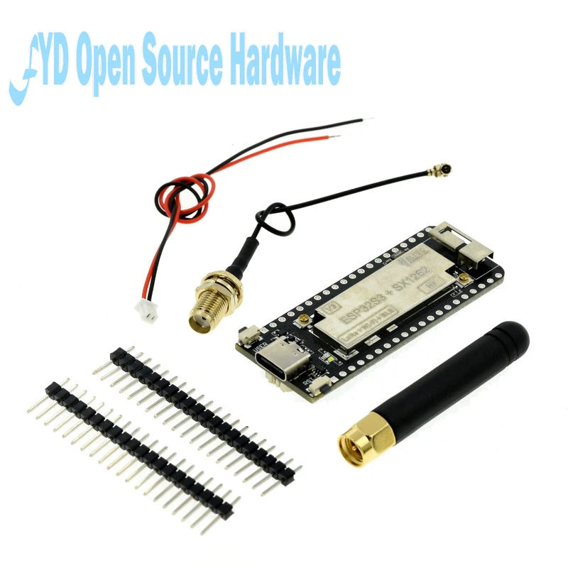 For ESP32 SX1276 LoRa Development Board – Wi-Fi BLE + Choose 433MHz or 868/915MHz, with Antenna