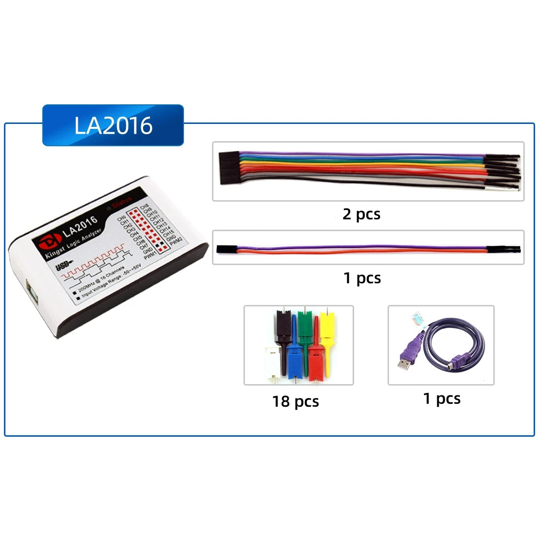 TAO Logic Analyzer usb LA1010 LA2016 LA5016 LA5032 Kingst I2C Analytical SPI