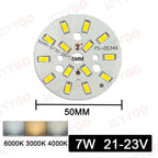 10PCS 9W 7W 5W 3W 2W SMD 5730 LED PCB Light Source Aluminum Light Board 20mm 23mm 50mm Mini LED Bulb Replacement Light Board