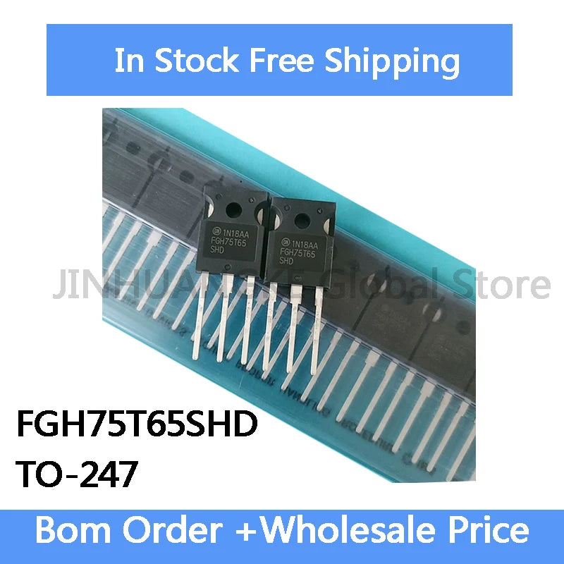 5PCS-10PCS FGH75T65 FGH75T65SHD IGBT 75A 650V Best Quality Stock TO-247 Chip In Stock Wholesale