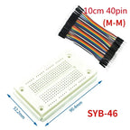 MB102 Breadboard Jumper Wire 400 Points PCB Bread Board Dupont Line Kit Male To Male/Female To Female/Male To Female 10/15/20cm
