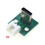 Cltgxdd 1pcs Vertical USB 3.1 Type C Female Socket 6pin 6P Connector 2.54mm DIP PCB Converter 5V Power Board Adapter