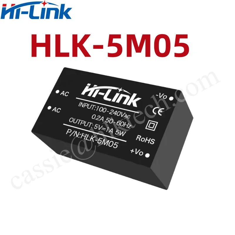 Hi-Link HLK-5M05 10pcs/lot HLK-5M12 AC-DC 220V to 5V 3.3V 12V 5V 700mA Power Supply Module AC DC Step Down Buck Module