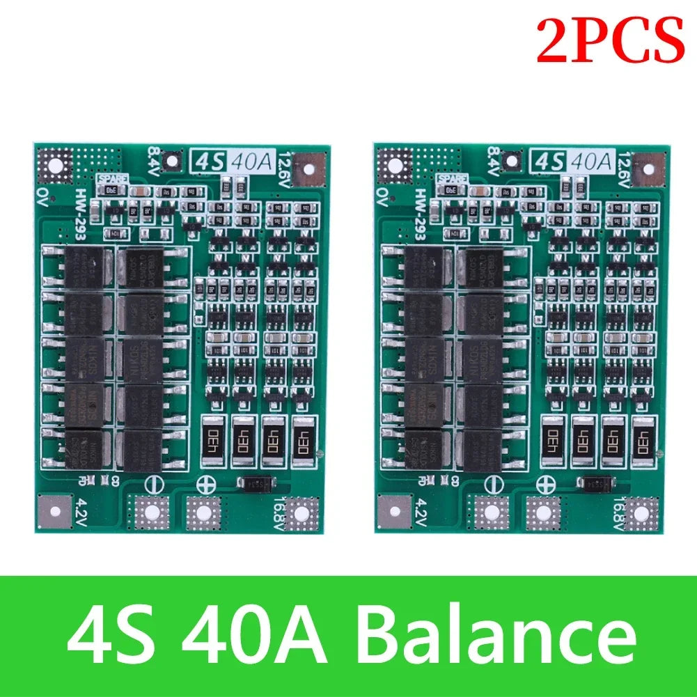 BMS 3S/4S 5A 10A 20A 25A 40A 60A Li-ion Lithium Battery Charger Protection Board 18650 For Drill Motor 12V with Enhance/Balance