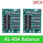 BMS 3S/4S 5A 10A 20A 25A 40A 60A Li-ion Lithium Battery Charger Protection Board 18650 For Drill Motor 12V with Enhance/Balance
