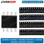 Original Sop8 Ao4406 Ao4466 Ao4468 Ao4407A Ao4409 Ao4423 Ao4435 Ao4447 N/P Channel 8 Pin Mosfet Transistor Integrated Circuit