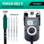 YIHUA 982-V Precision Solder Station with Fast Heating Micro Fine Tip C210 Soldering Iron Remote Control Handle