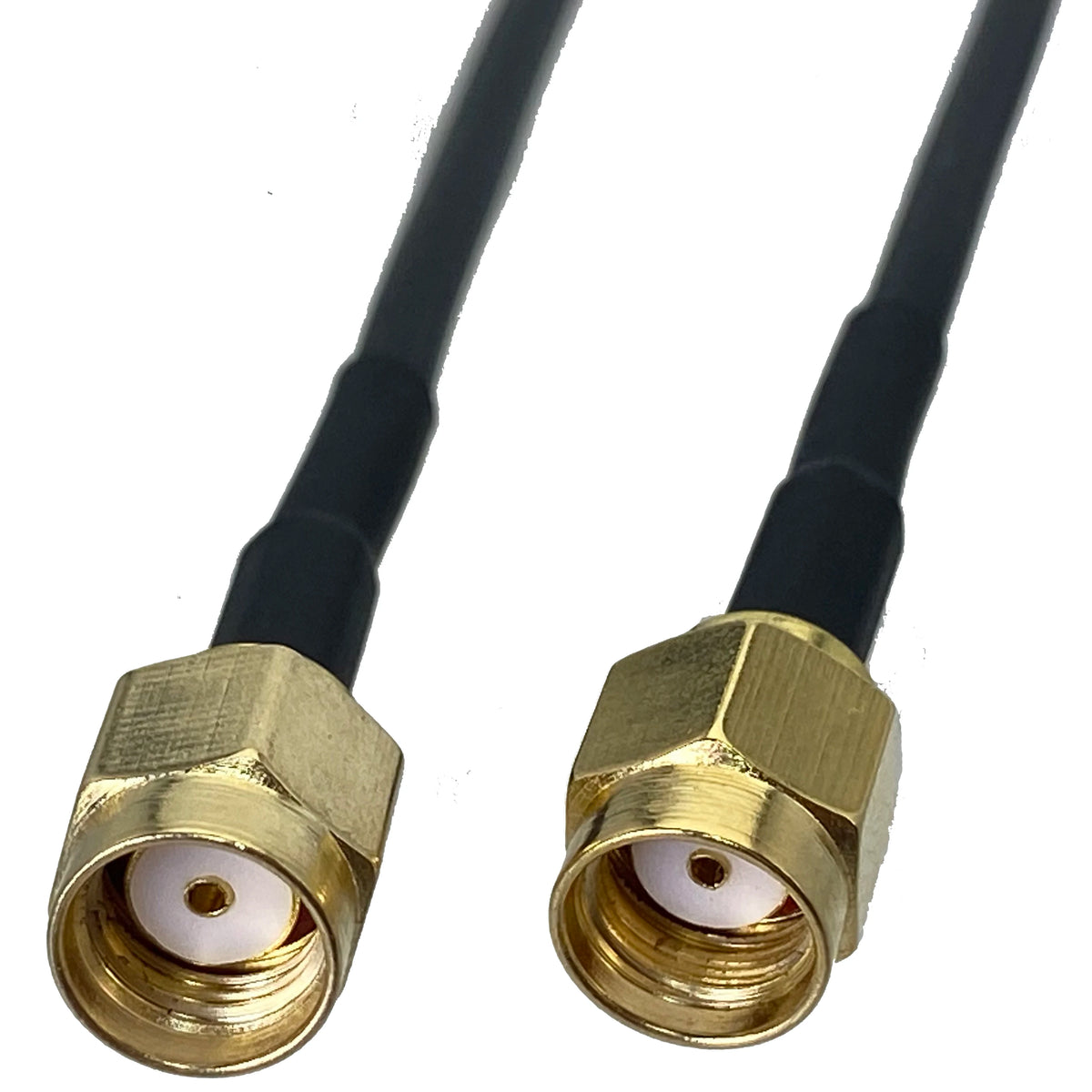 RG174 SMA to SMA RP SMA Male Plug & Female Jack Crimp Straight & Right Angle RF Coaxial Connector Pigtail Jumper Cable 4inch~3M