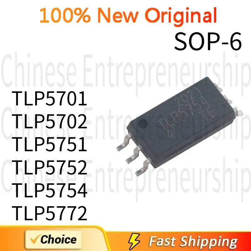 10 PCS/LOT SOP-6 TLP5701 TLP5702 TLP5751 TLP5752 TLP5754 TLP5772 SOP-6 SMD Drive the optocoupler isolator 100%Quality Original