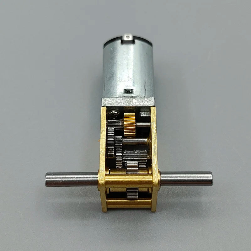 N20 Full Metal Gearbox Gear Motor DC 3V 6V 9V 12V 4RPM-381RPM Slow Speed High Torque Worm Gear Motor DIY Smart Car Robot Lock