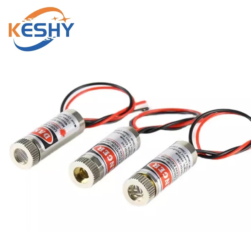 650nm 5mW Red Point / Line / Cross Laser Module Head Glass Lens Focusable Focus Adjustable Laser Diode Head Industrial Class