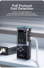 FNIRSI LPM-10A Intelligent Cable Finder RJ45/RJ11 Line Tester LAN Cable Tester Port Flash Anti-interference Network Repair Tool
