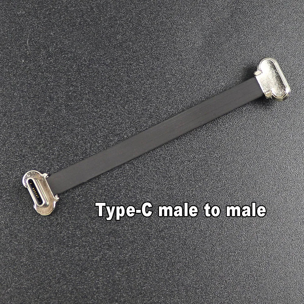 1PC Type-C Micro USB Connector FPC 2Pin 3Pin R1 EK Decryption Welding Wire Flat Cable Male  Fast Charge Wire Extention For Phone