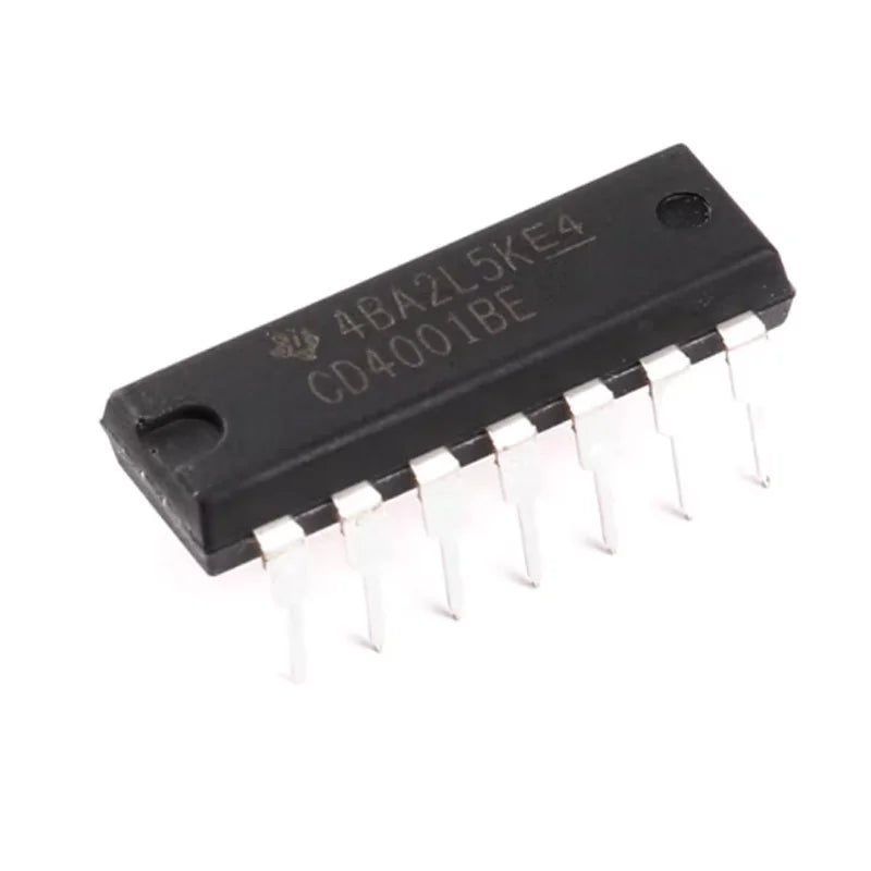 10 Brand New Original Cd4001Be Dip-14 Four-Input nor Gate Logic Chips