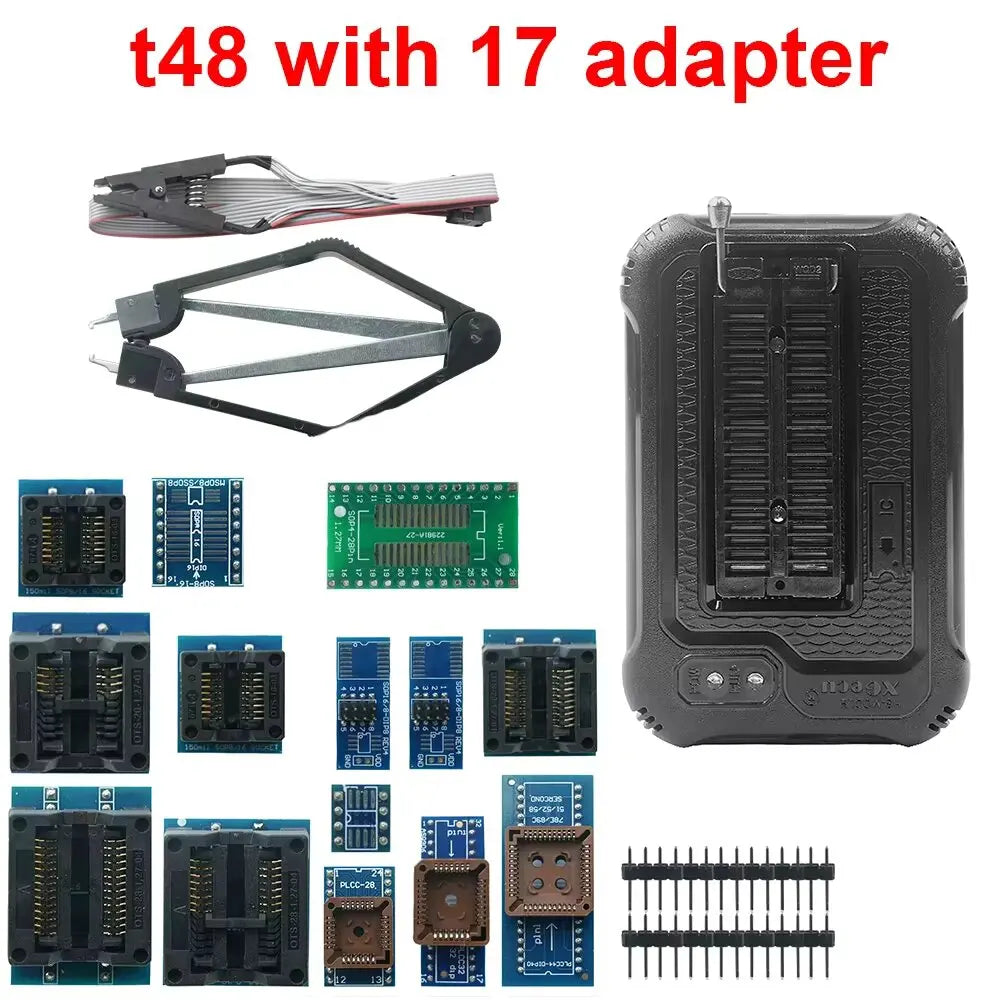 Original XGECU T48 (TL866-3G) Programmer Support 31000+ ICs for SPI/Nor/NAND Flash/EMMC BGA/TSOP/SOP/PLCC