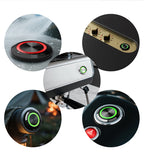 12mm Mini Metal LED Push Button Switch IP67 Waterproof Momentary 5-12-24V Short Stroke Push Button with Quick Connect Terminals