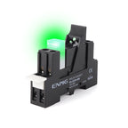 ENMG G2RL-1-E/G2RL-2 DIN Rail Relay 16A 24VDC SPDT LED Indicator Compact Electromagnetic Relay with Surge Protection TVS