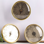 2025 New 72mm Barometer Temperature and Humidity Gauge Monitor Indoor Thermometer with Humidity for Home Wall Room Incubator
