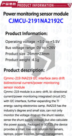 1~5PCS EGBO INA219 I2C Zero Drift Bi-directional Current Power Supply Sensor Breakout Monitoring Module