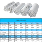 CBB60 Capacitor AC 450V Double Insert Electric Replacement Capacitors 4~60uF with Screw for Air Conditioner Motor Pump Fan ±5%