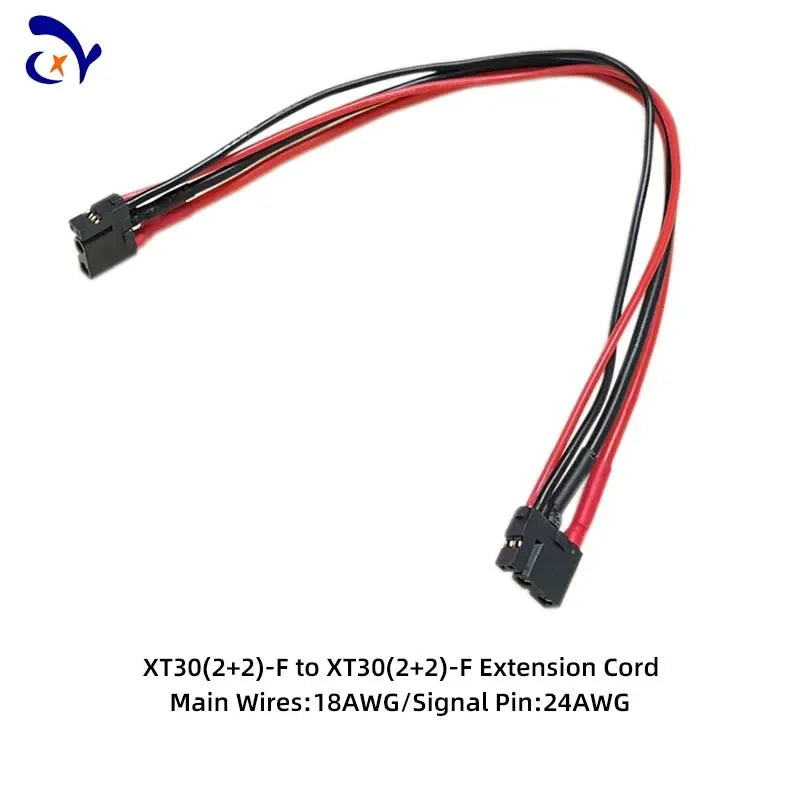 AMASS XT30(2+2)-F Female Cable Servo Motor CyberGear Micro Motor Connection Cable