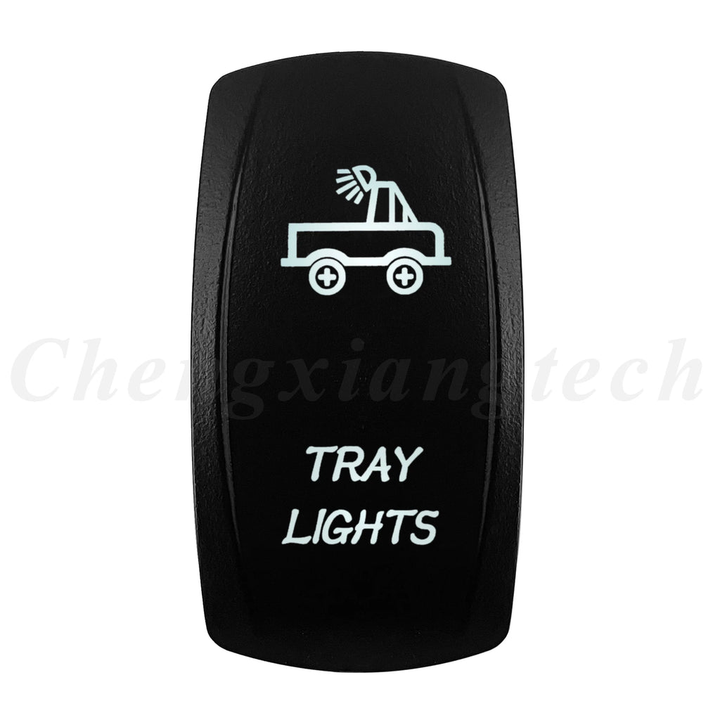 Marine 12V 24V White Led On Off Rocker Switch 5Pin SPST Momentary Switch DPDT ON OFF ON 3-Way for Car Boat Carling 4X4 Narva