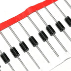 50 Pcs 1N5817 1N5818 1N5819 1A 20V 30V 40V DO-41 Low VF Drop Fast Switching for Solar Panel Battery Charger Motor Schottky Diode