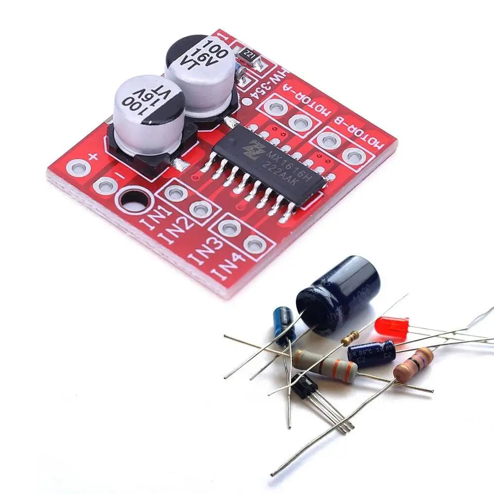 1-10PCS L298N Driver H Bridge Mini Dual DC Motor Module 2.5A Two Channel Reversing PWM Speed Components