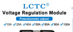 LCTC SSR Solid State Relay Voltage Regulator Adjustable 10A 25A 40A 50A 60A 80A 100A VA Single Phase 0-380VAC Potentiometer