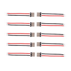 10Pcs Micro USB Type-C 2Pin Horizontal 2P Simple Soldered Female Plug-in Board Quick Charging Connector