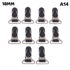 10Pcs 10/12/15/18MM Metal Adjust Buckle For Corset Leg Garter Belt Clip Hook Suspender Ends Buckles Hosiery Stocking Grips