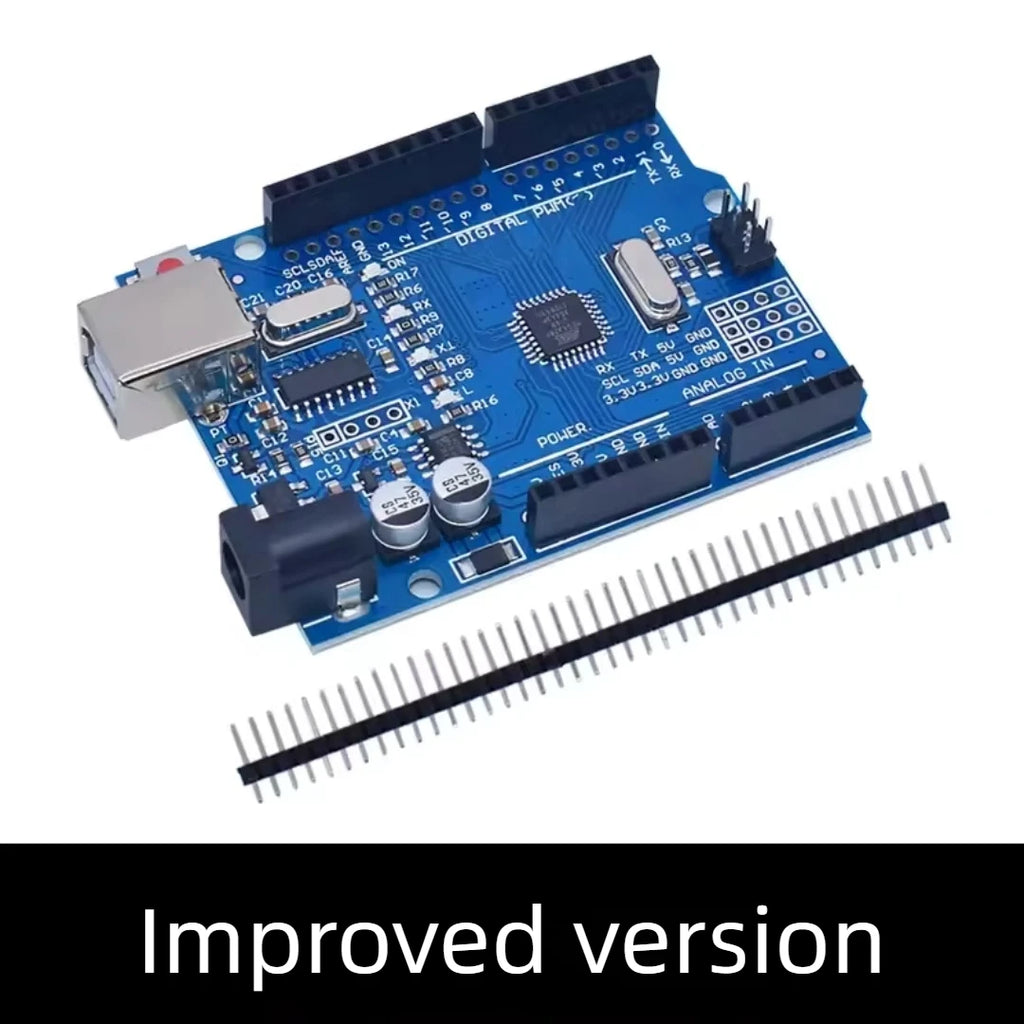R3 ATMEGA16U2 CH340G+MEGA328P SMD Chip 16Mhz For Arduino UN0 R3 Official ATEGA328P Development board + USB CABLE One set