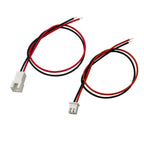 10/5Pcs JST XH 2.54mm Pitch 2 Pin XH2.54 Male Plug / Female Socket Wire Cord Connector 26AWG PVC Wires Length 200mm