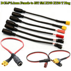 3/5Pcs JST SM XT60 XT30 T Plug Male/Feamle to DC5.5*2.1mm Female Connector Battery Charging Adapter Cable for DC Power Charger