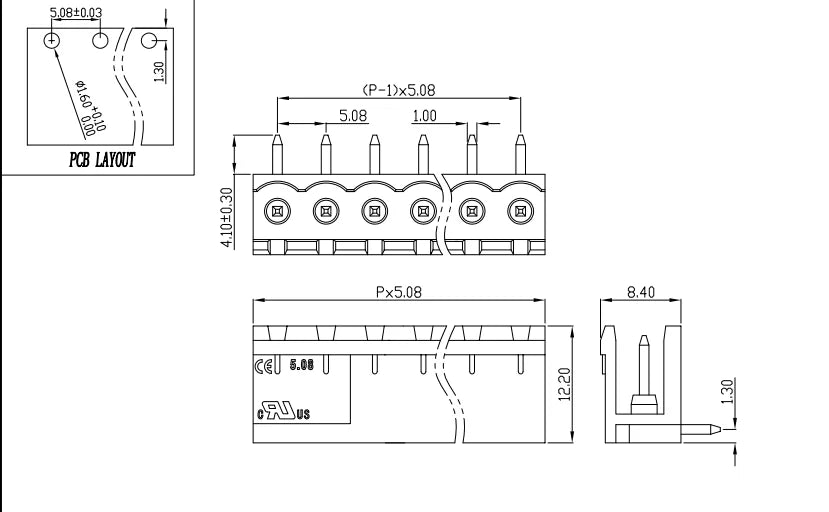 100pcs/50pairs 5.08mm Plugin Female Plug Receptacles Right Angle Straight Male Wafer 2EDGK 2EDGR/2EDGV PCB Wire Terminal Block