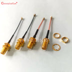 1/2Set SMA to IPX-1 Pigtail Jumper RP SMA Female to RG178 1.13 Cable Sockets Jack Connectors Adapter for Wifi Router GPS AP