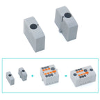 1PCS Wire Electrical Connectors PTFIX 2.5mm Wire Merging And Branching Device Push-in Terminal Block Connector Mount On Din Rail