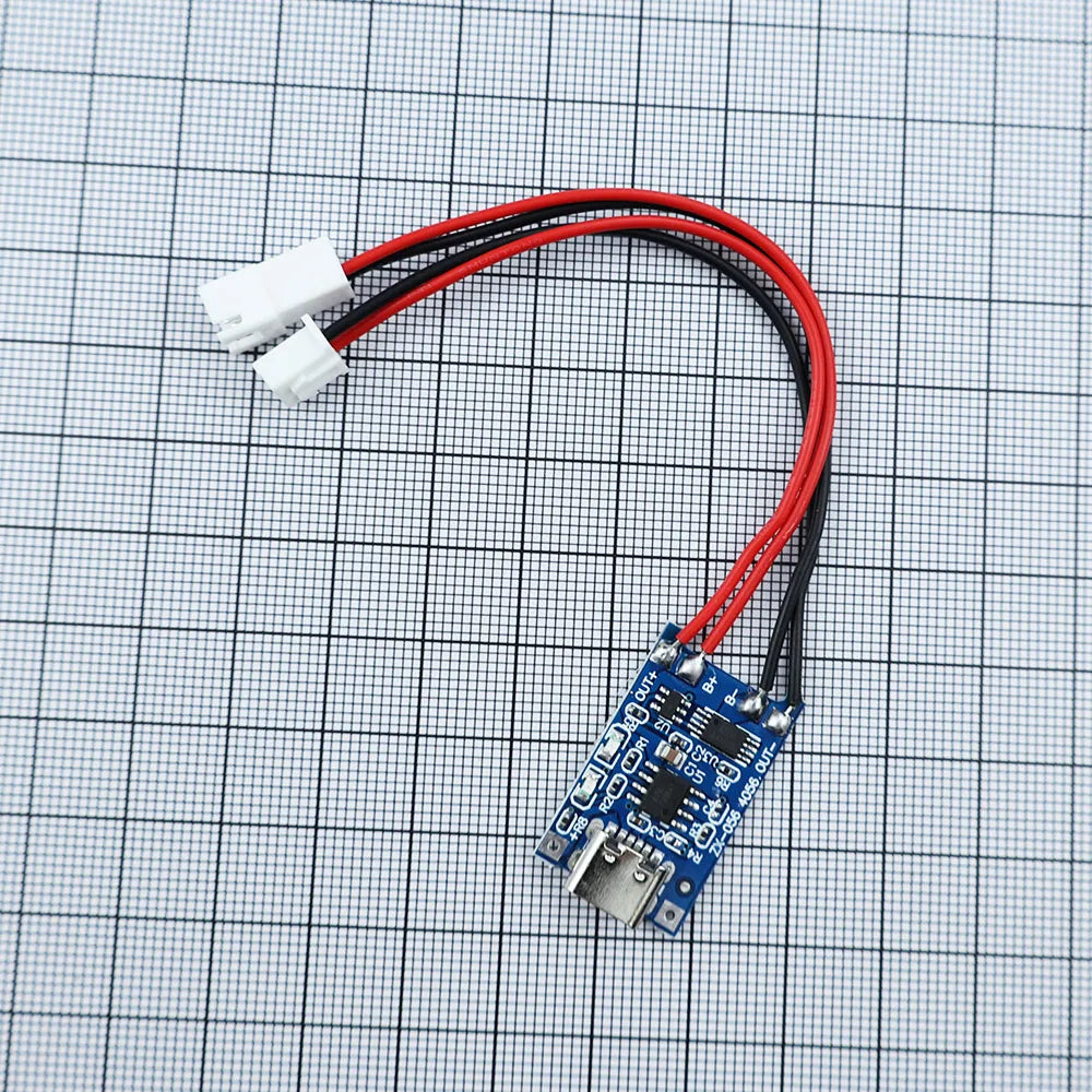 TP4056 1A Lithium Battery Charging Board Module TYPE-C USB Interface Output Charging Protection 2-in-1 With XH2.54 Terminal