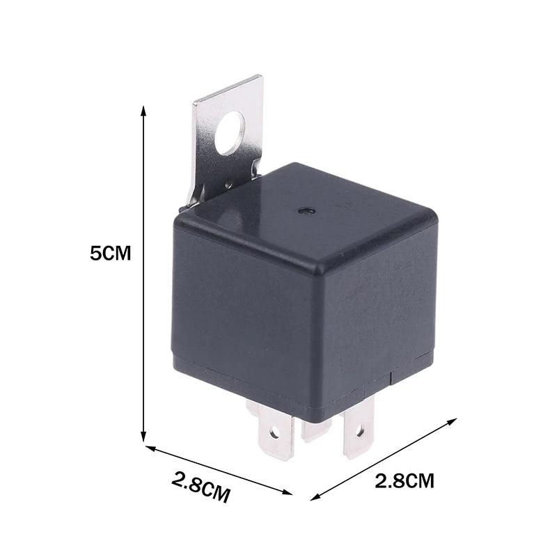 1Pc CMA31-C DC12V Waterproof Automotive Relay 12VDC 5Pin 30A With Backplate HKE Car Relay 12V 5Pin With Relay Socket