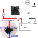 Automotive Relay Harness Kit 4-Pin SPST 40A 12V Sockets Switch Relays with 12&16 AWG Tinned Heavy-Duty Wires, 40 AMP for Car Tru