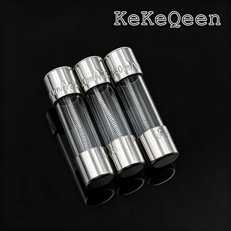 20Pcs/Lot 5*20mm T250mA 250V Glass Tube Fuse Slow Fuse 5X20 T0.25A Original New 5mm*20mm