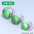 16mm 19mm 22mm Mushroom Type Colour Metal Push Button Switch Waterproof Self-reset/Momentary Screw/Welding Pin