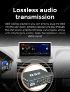 MEKEDE&NAVIFLY 4*50W Car DSP Amplifier Intelligent Car Audio System Universal Car Radio Digital Audio Processor Stereo Amplifier