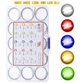 0402 0603 0805 1206 1210 5730 5050 SMD LED Mixed Kit Warm Cool White Red Green Blue Yellow Orange UV Pink Fast flashing