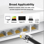 SAMZHE CAT6 UTP 50U RJ45 Modular Plug Connector 8P8C Crimp End Ethernet Cable Ethernet Connector