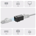 Universal Straight-Through RJ45 Cat6 CAT6A Keystone Module Extender Adapter Coupler Plug CAT6a RJ45 Inline Coupler Keystone Jack