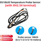 8-1pcs，1PCS DS18B20 Waterproof Thread Temperature Probe Temperature Sensor Stainless Steel Package 1/2/3/5/10Meter For Arduino