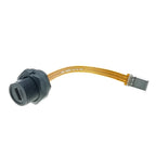 1pcs Waterproof IP67 IP68 Type C Female to Male PFC Flat Cable 3.1 Threaded type Type-C 3.1